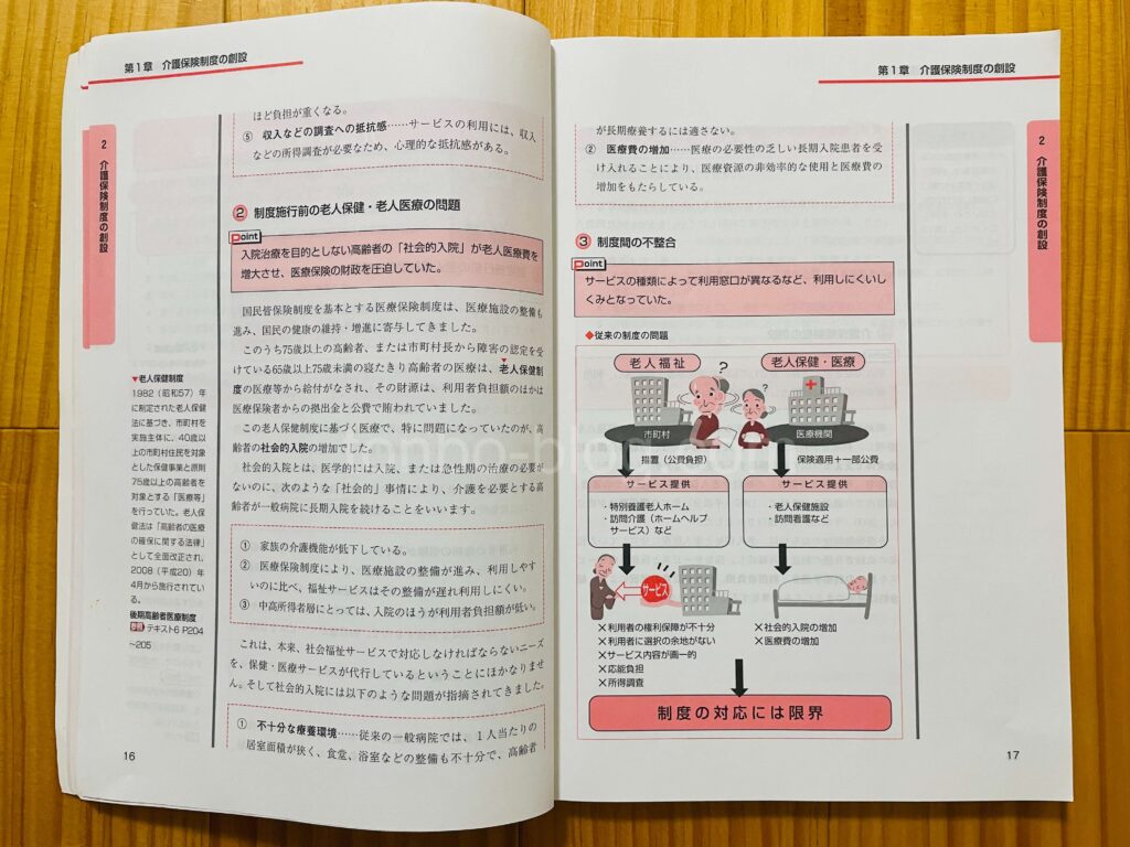 ユーキャンのケアマネ講座の口コミで高評価のテキスト